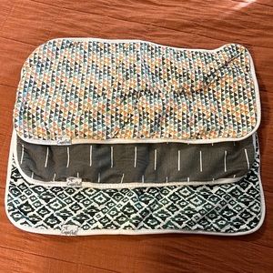 Copper Pearl burp clothes (set of 3)